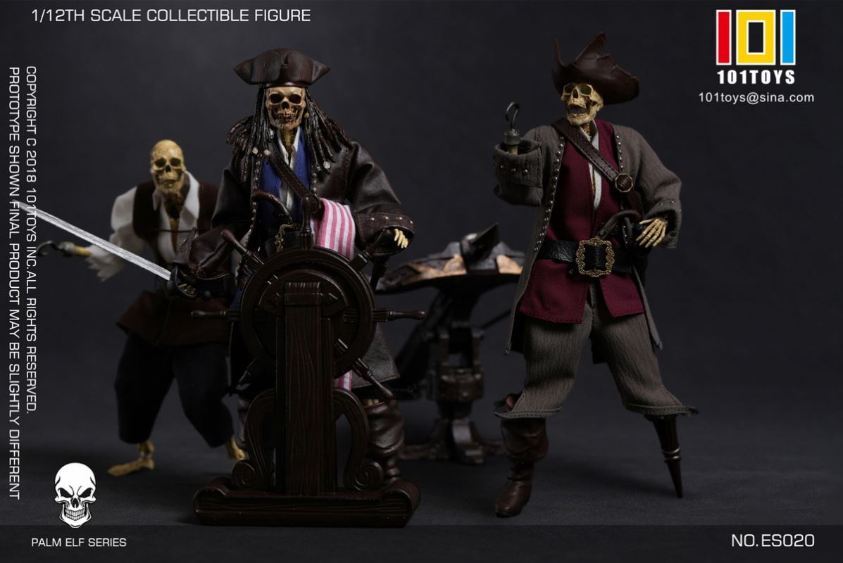 Skull Pirate Captain Jack Sparrow/Captain Hook/Sailor