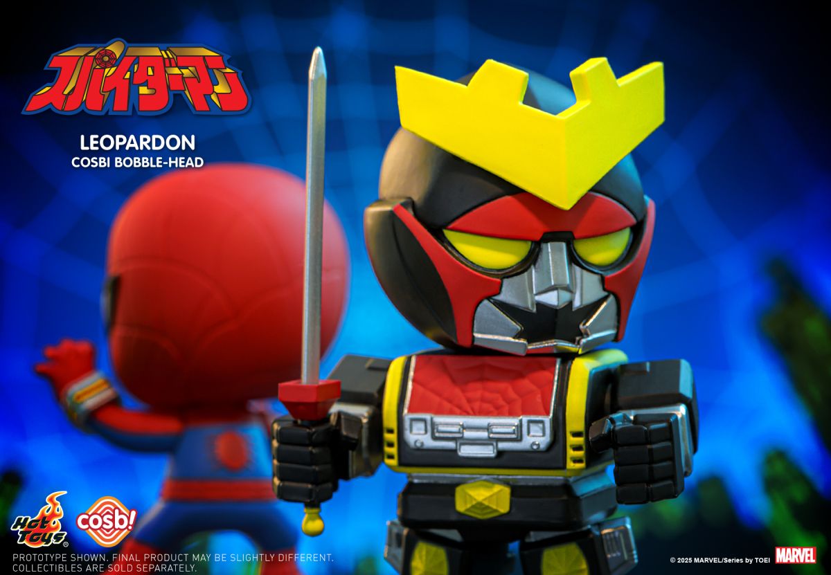 Spider-Man & Leopardon Bobble-Head Cosbi