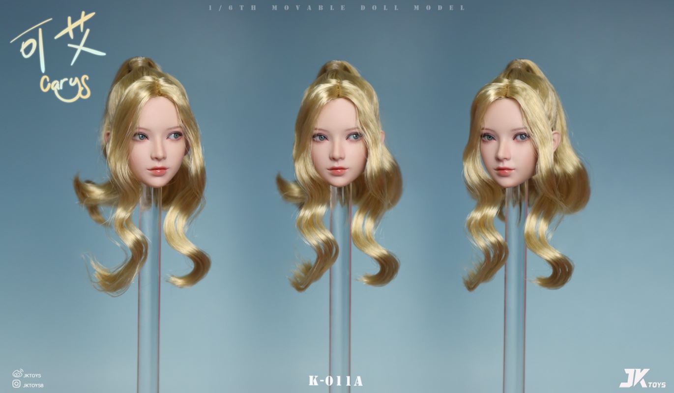 Asian Beauty Head Sculpture - Carys (Positive Eyes) 1/6