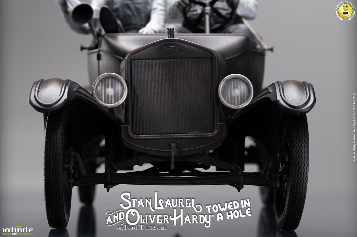 Stan Laurel & Oliver Hardy on Ford T