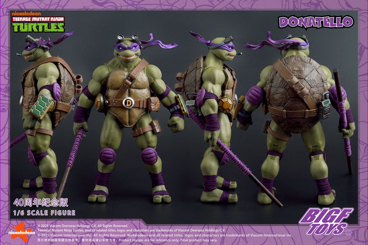 Teenage Mutant Ninja Turtle Donatello 40th Anniversary Edition 1/6