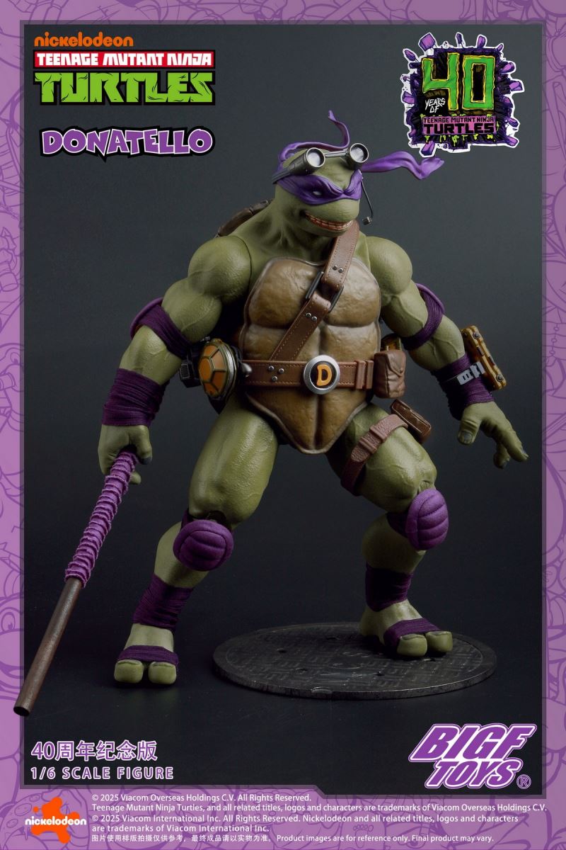 Teenage Mutant Ninja Turtle Donatello 40th Anniversary Edition 1/6