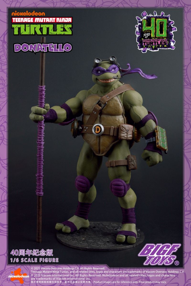 Teenage Mutant Ninja Turtle Donatello 40th Anniversary Edition 1/6