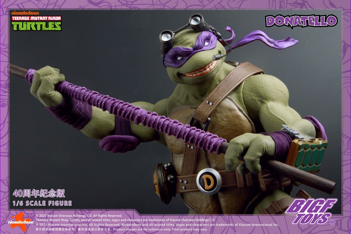 Teenage Mutant Ninja Turtle Donatello 40th Anniversary Edition 1/6