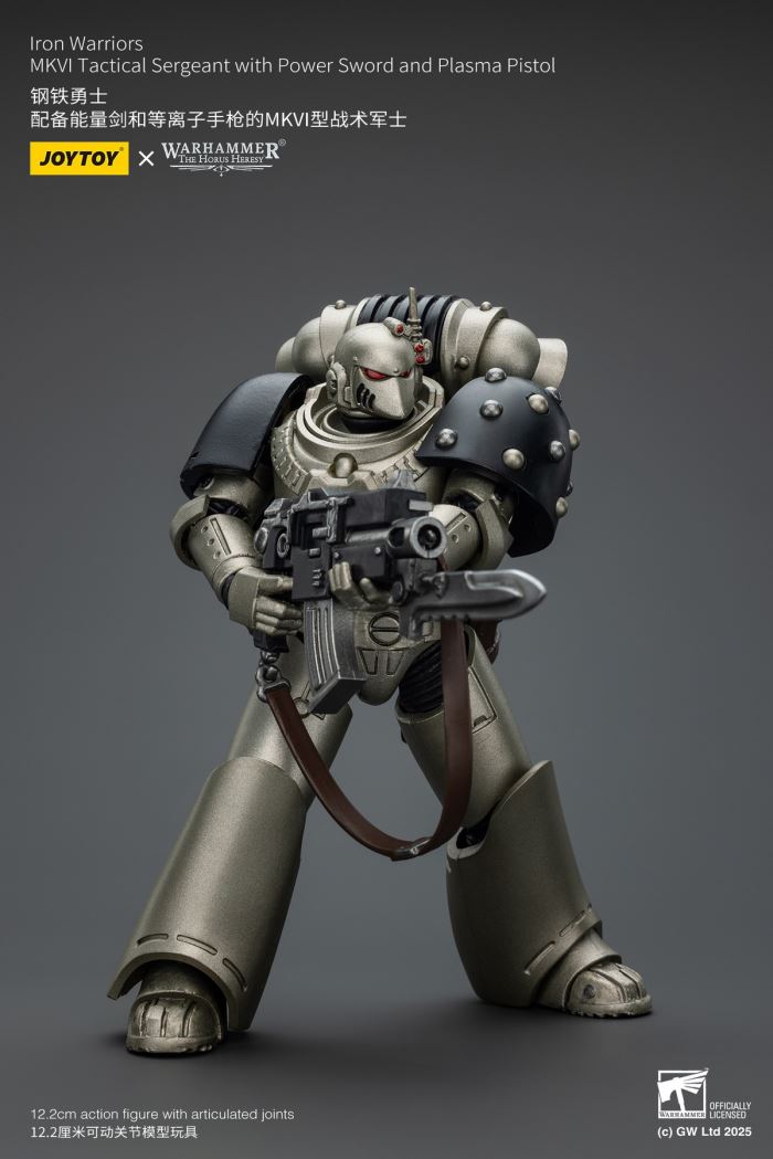 Iron Warrior - MKVI Tactical Sergeant/Divine Chosen Command Team Legion Flag 1/18