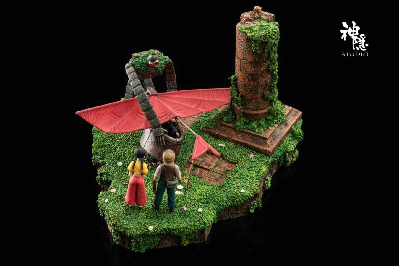 First encounter in the cloud - Castle in the Sky