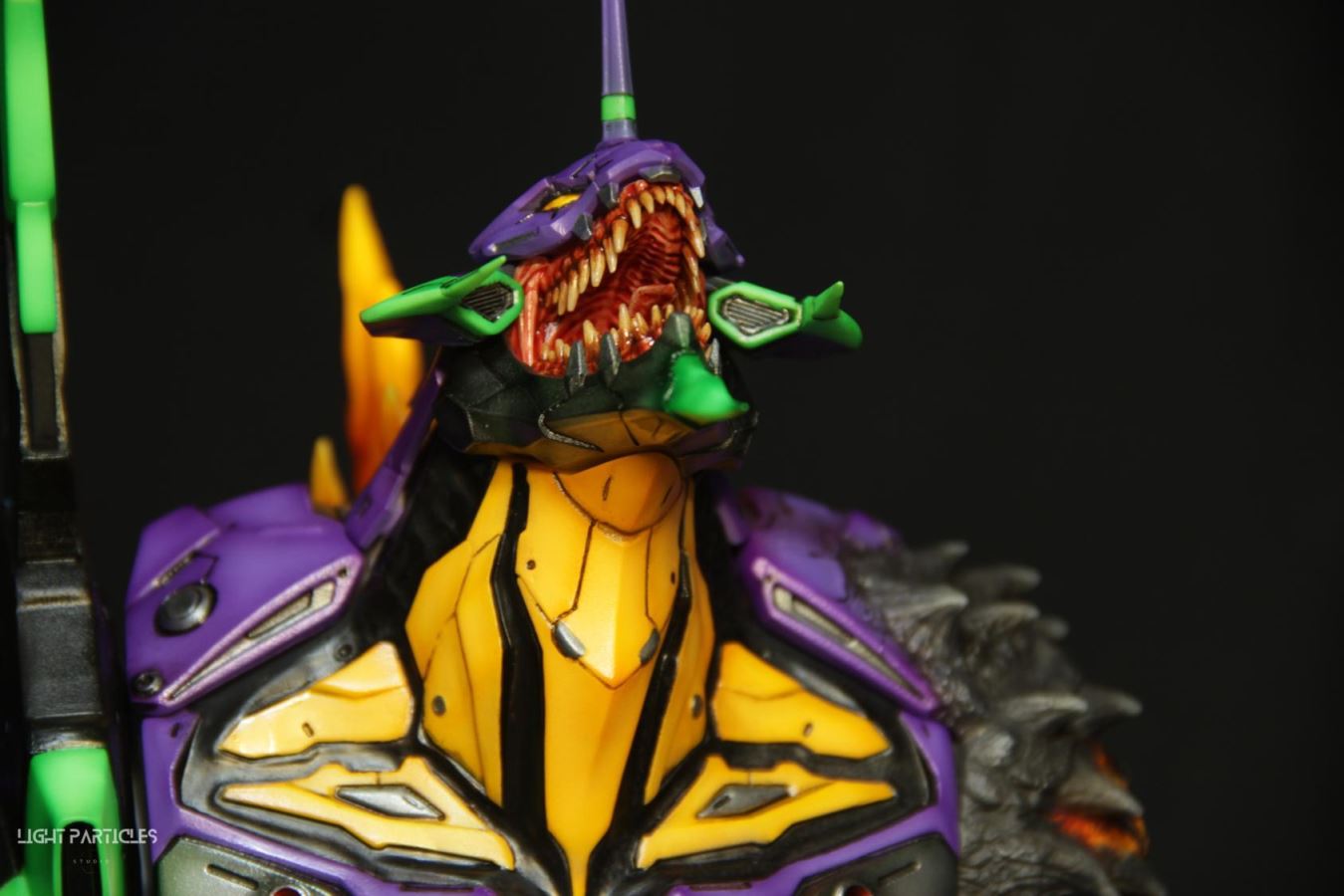 Godzilla-like Evangelion Unit-01's Crimson Lotus Mode