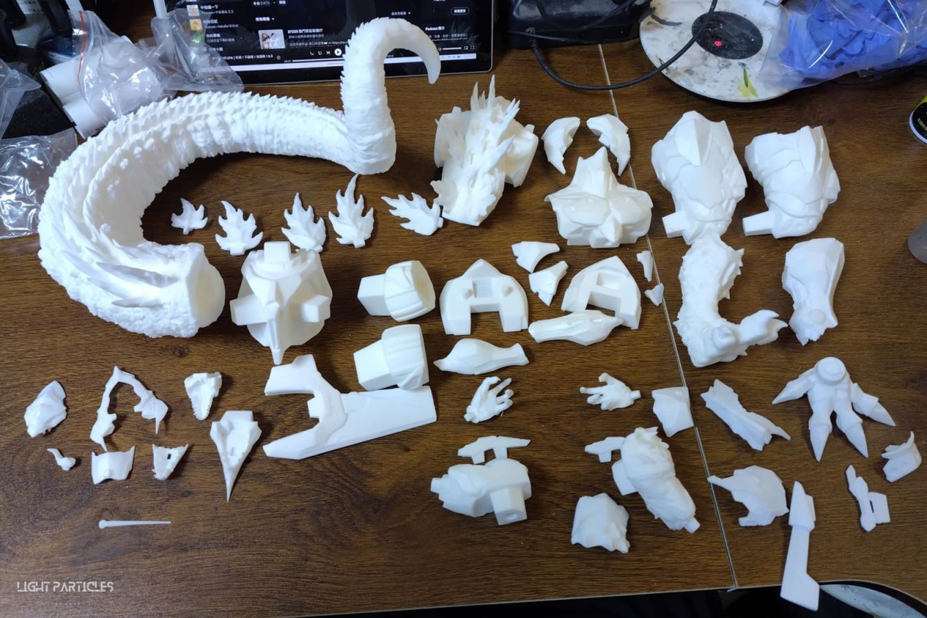 Godzilla-like Evangelion Unit-01's Crimson Lotus Mode