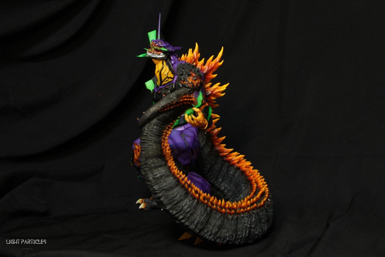 Godzilla-like Evangelion Unit-01's Crimson Lotus Mode