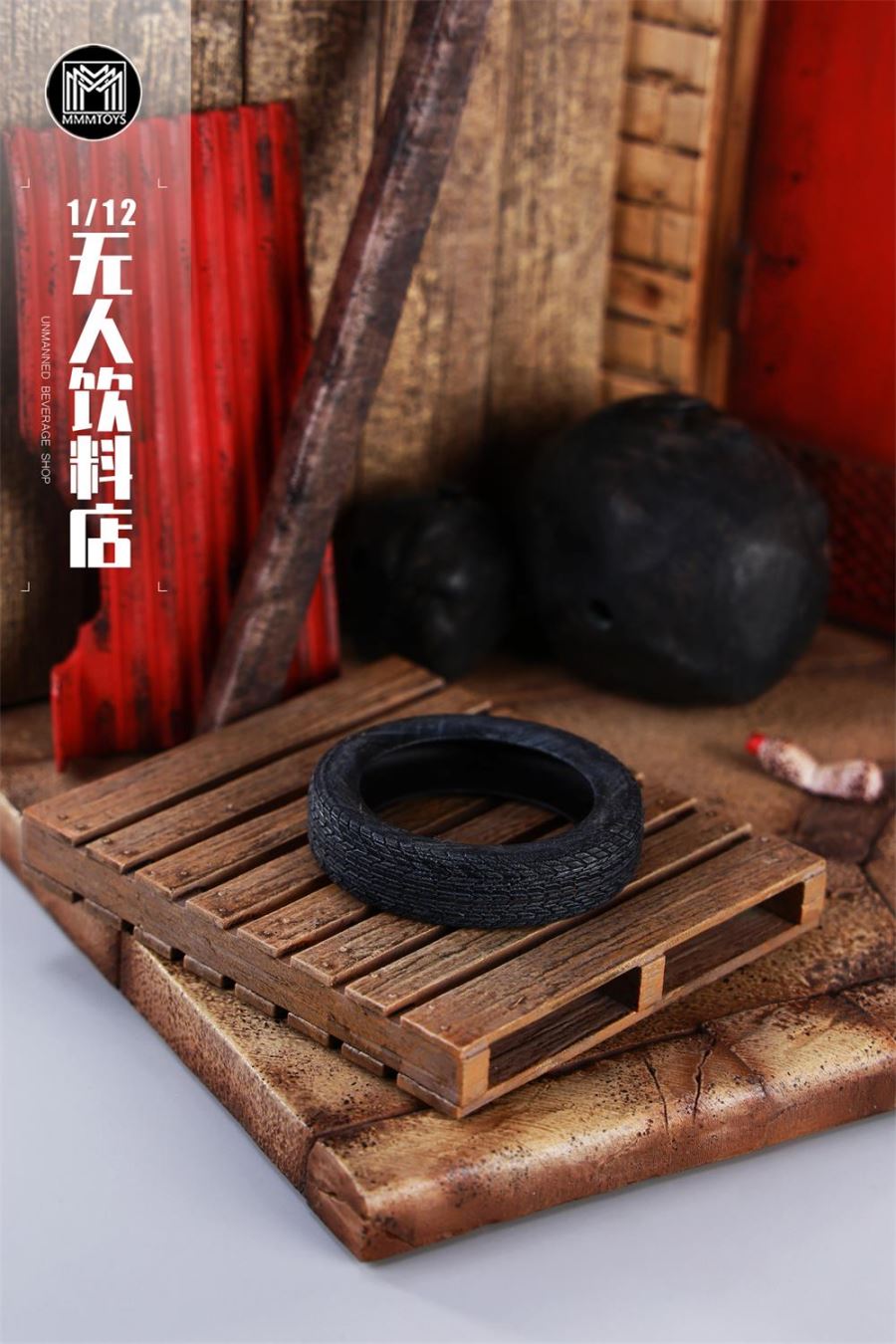 Unmanned Beverage Shop 1/12 scene decoration