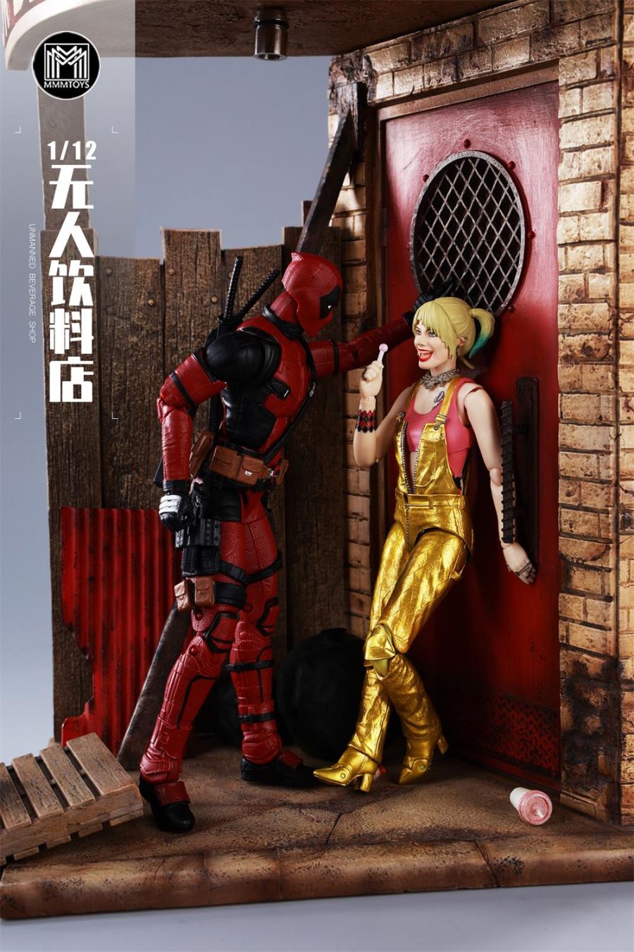 Unmanned Beverage Shop 1/12 scene decoration