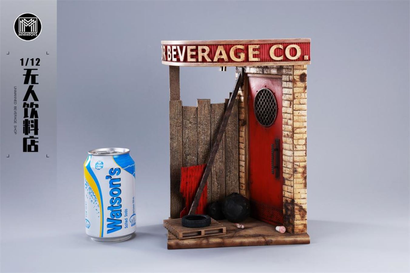 Unmanned Beverage Shop 1/12 scene decoration