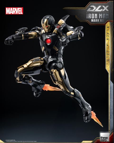 Marvel Studios: Infinity Saga DLX Iron Man Mark 7 (Black x Gold)