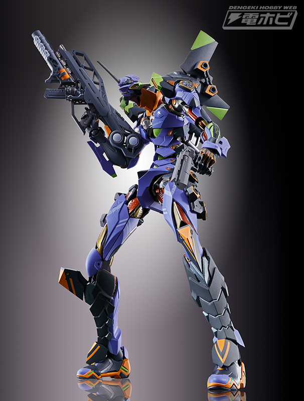METAL BUILD Evangelion Unit 01 30th with the spear of Gaius