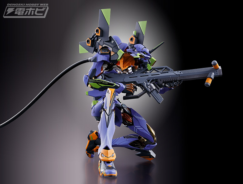 METAL BUILD Evangelion Unit 01 30th with the spear of Gaius