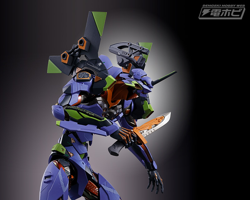 METAL BUILD Evangelion Unit 01 30th with the spear of Gaius