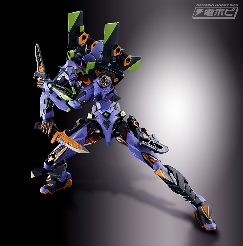 METAL BUILD Evangelion Unit 01 30th with the spear of Gaius