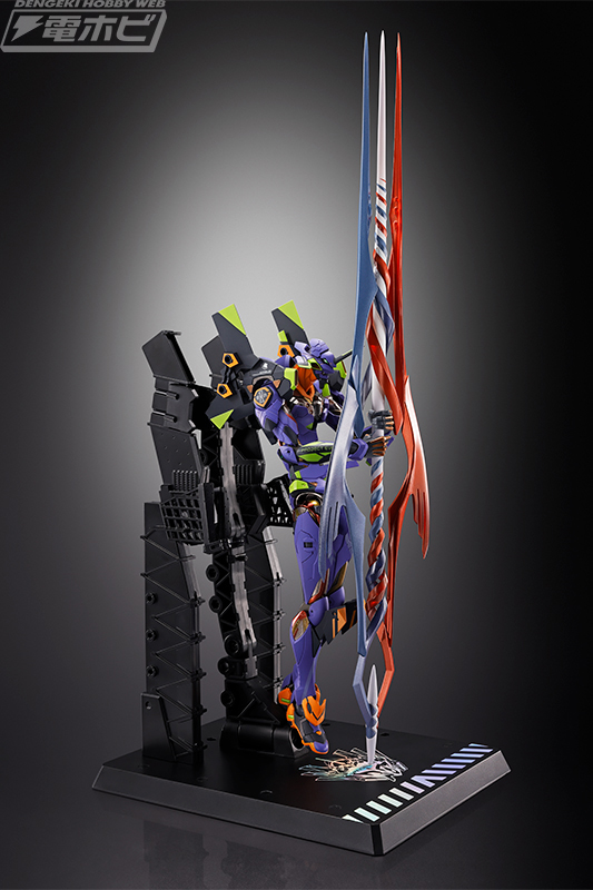 METAL BUILD Evangelion Unit 01 30th with the spear of Gaius