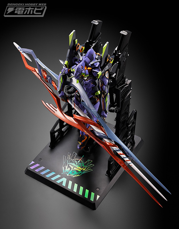 METAL BUILD Evangelion Unit 01 30th with the spear of Gaius