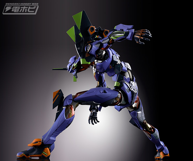 METAL BUILD Evangelion Unit 01 30th with the spear of Gaius