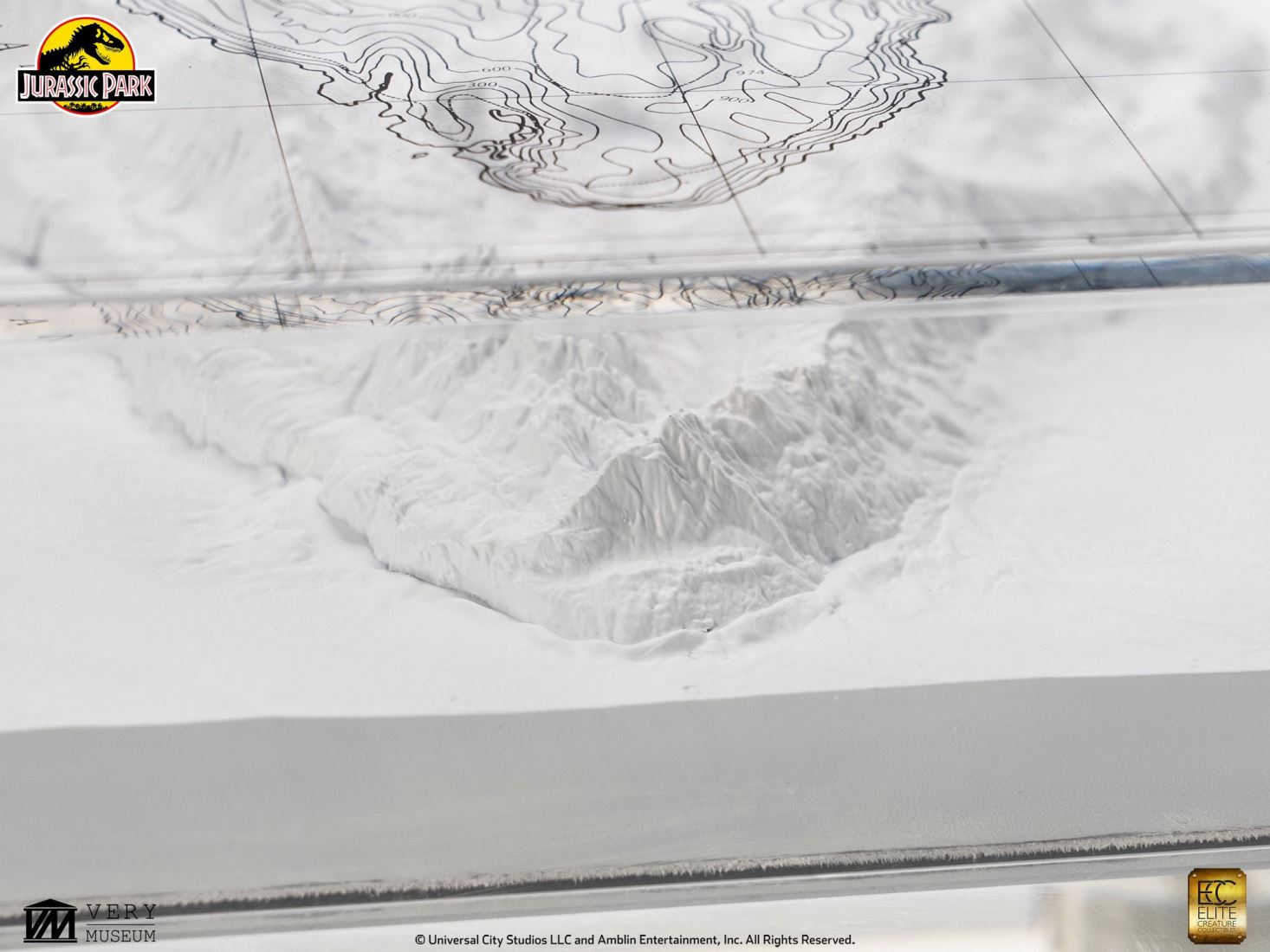 Jurassic Park Isla Nublar 3D Map Display 