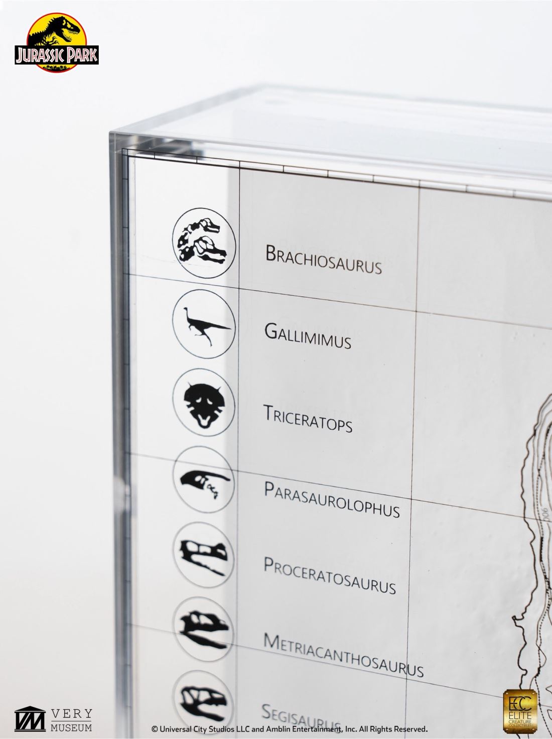 Jurassic Park Isla Nublar 3D Map Display 