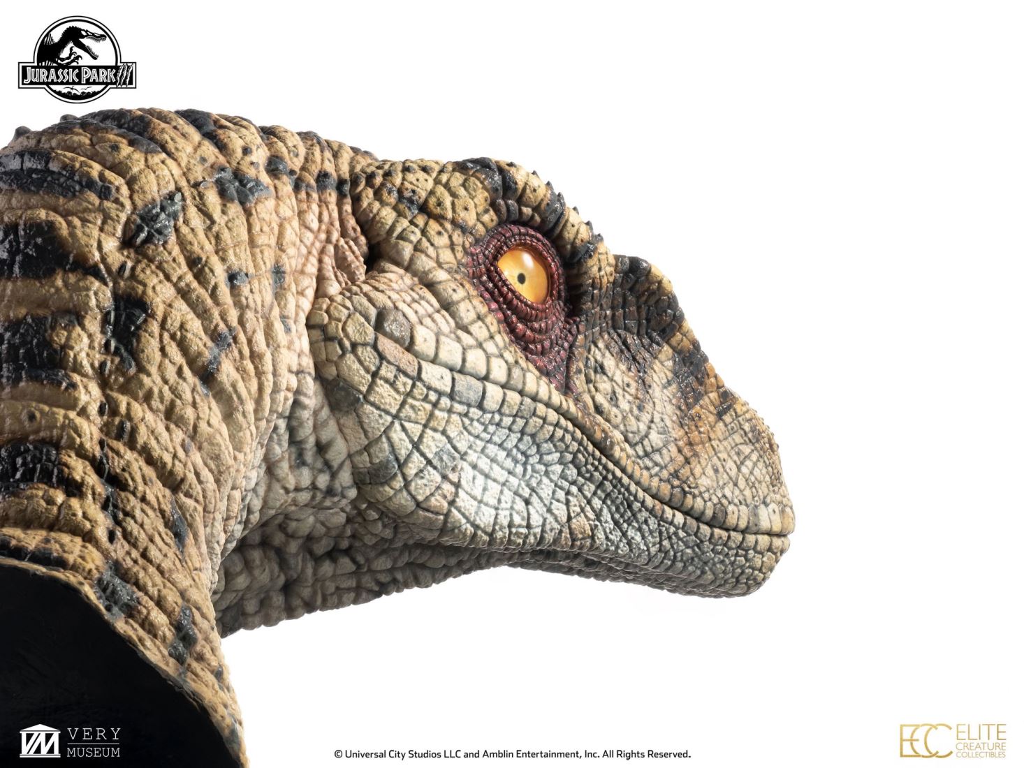 Female Velociraptor Bust (Jurassic Park III) 