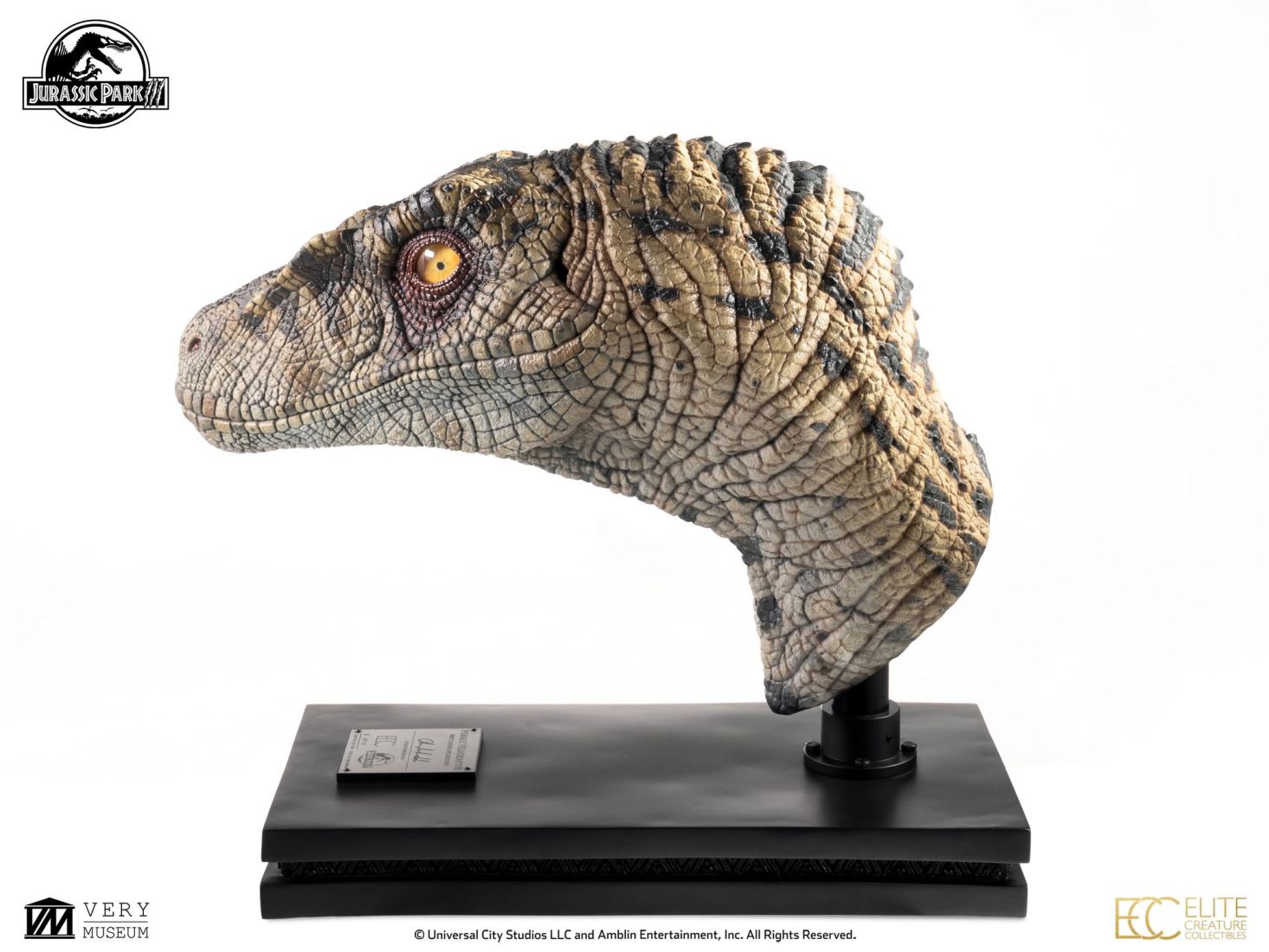 Female Velociraptor Bust (Jurassic Park III) 