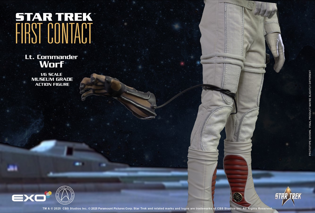 Lt. Commander Worf in EVA Suit