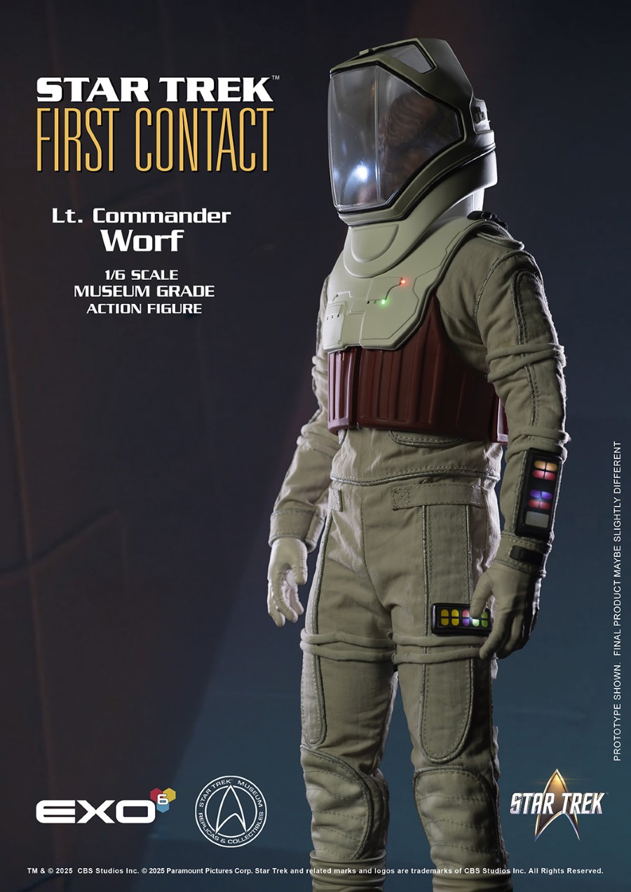 Lt. Commander Worf in EVA Suit