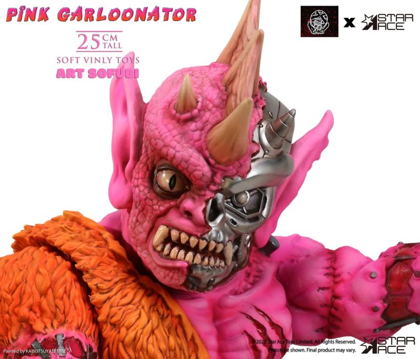 Pink Frankenstein/Pink Half-Fish Vinyl Statue