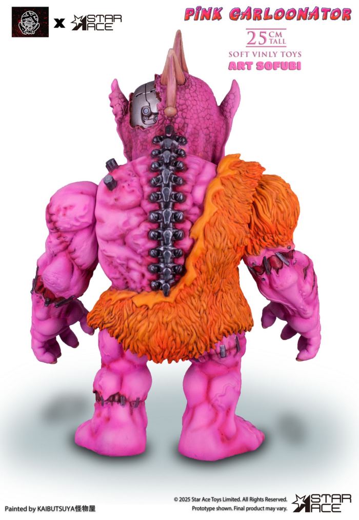 Pink Frankenstein/Pink Half-Fish Vinyl Statue