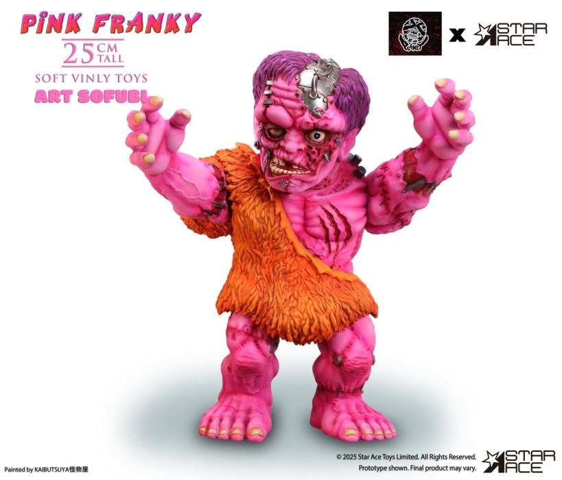 Pink Frankenstein/Pink Half-Fish Vinyl Statue