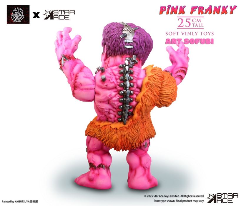 Pink Frankenstein/Pink Half-Fish Vinyl Statue
