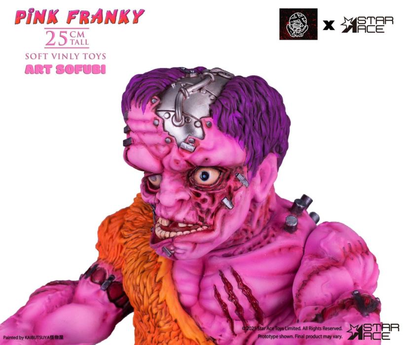 Pink Frankenstein/Pink Half-Fish Vinyl Statue