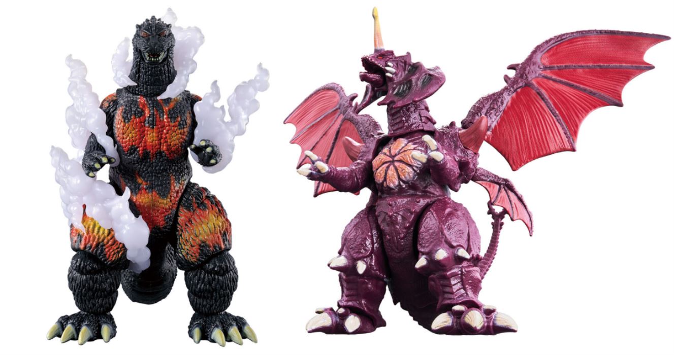 Godzilla Action Figure Burning Godzilla VS Destroyah Battle Set