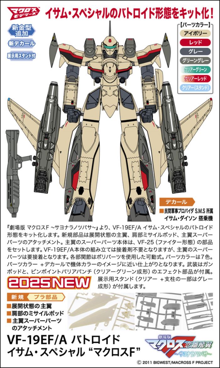 VF-19EF/A Battroid Isamu Special Macross F