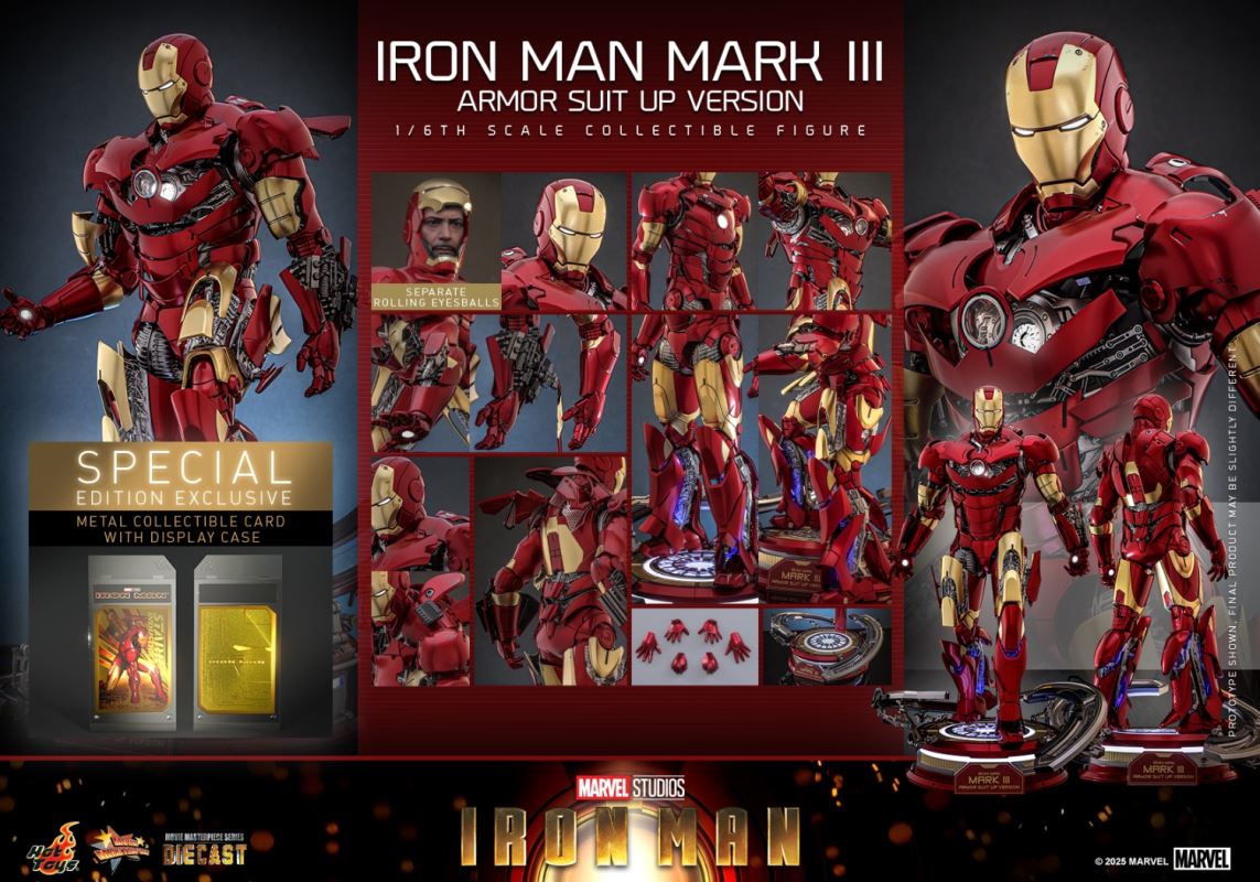 Iron Man Mark III Armor Suit Up Version