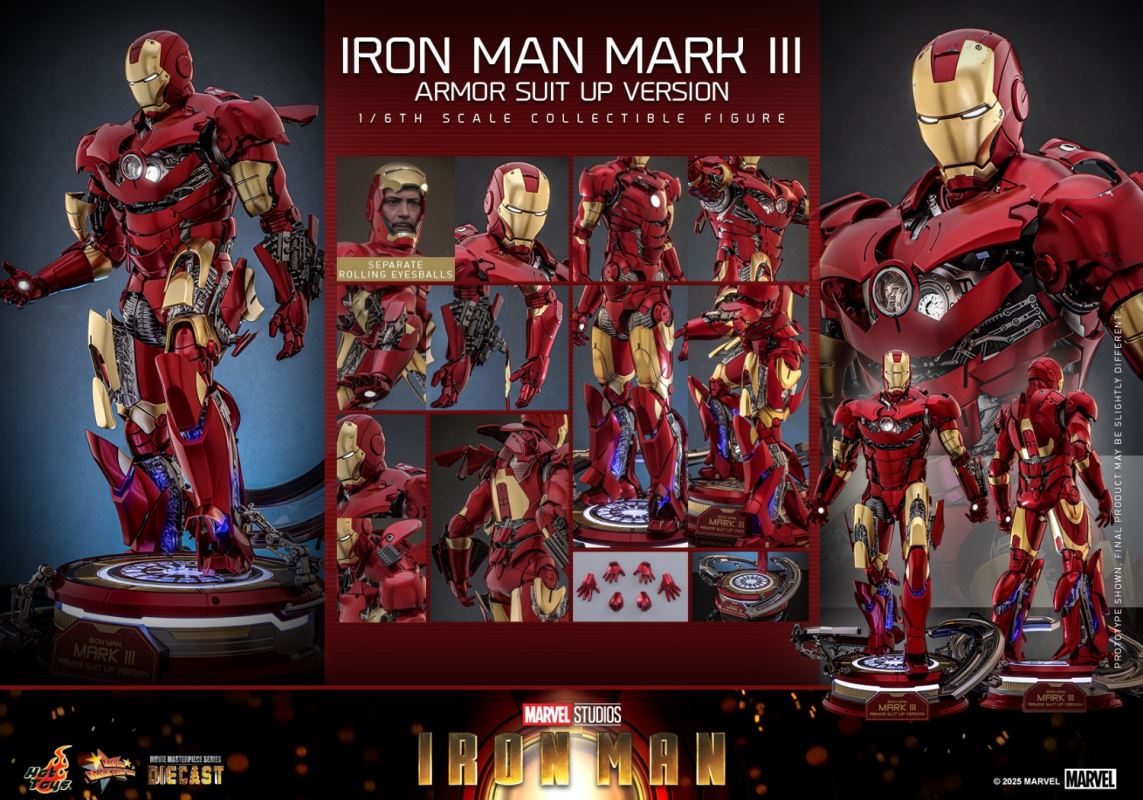 Iron Man Mark III Armor Suit Up Version