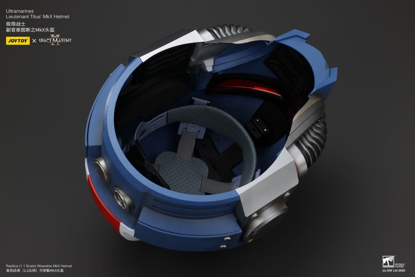 Warhammer Ultramarines Lieutenant Titus MKX Helmet 1/1