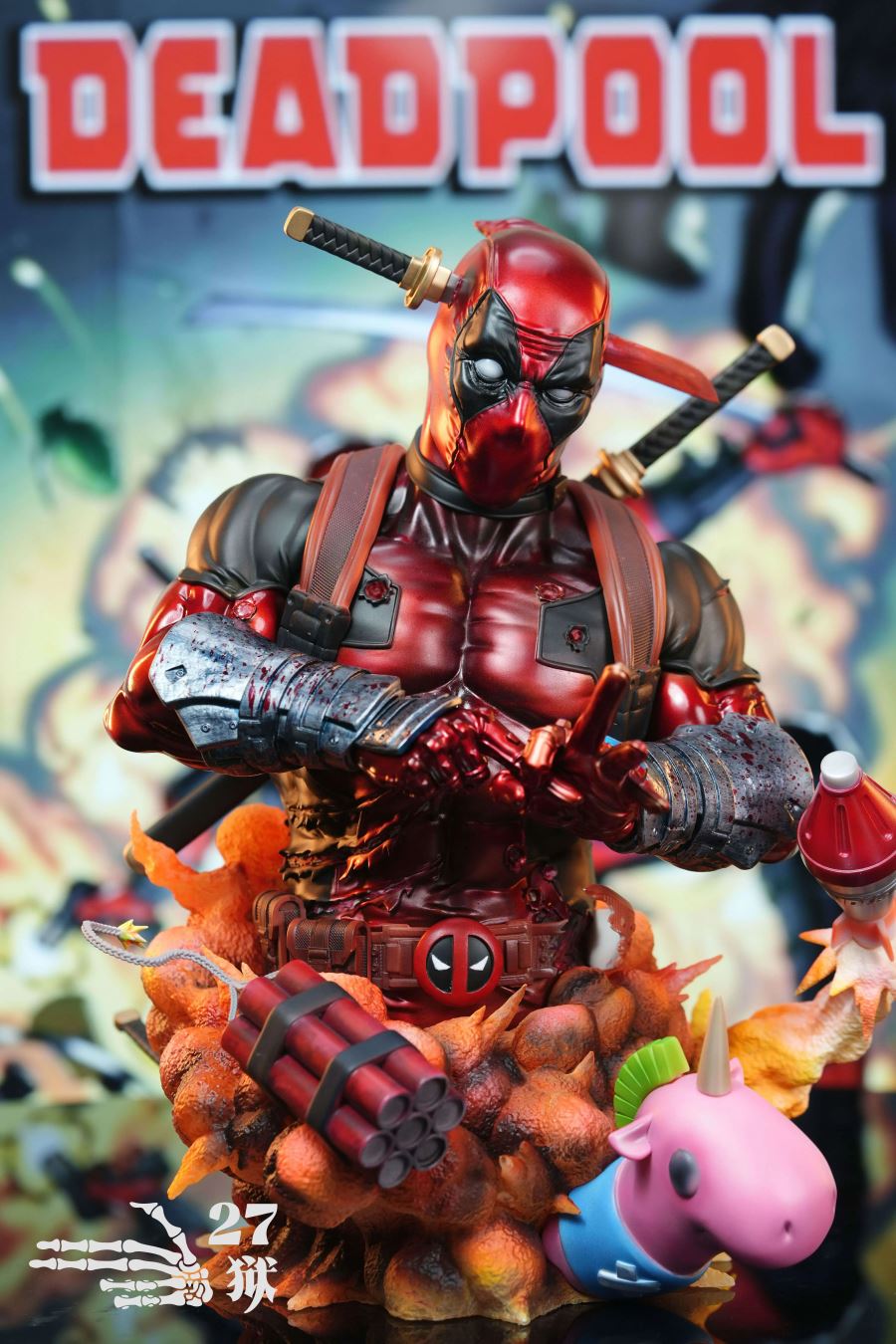 DeadPool Bust 1/3