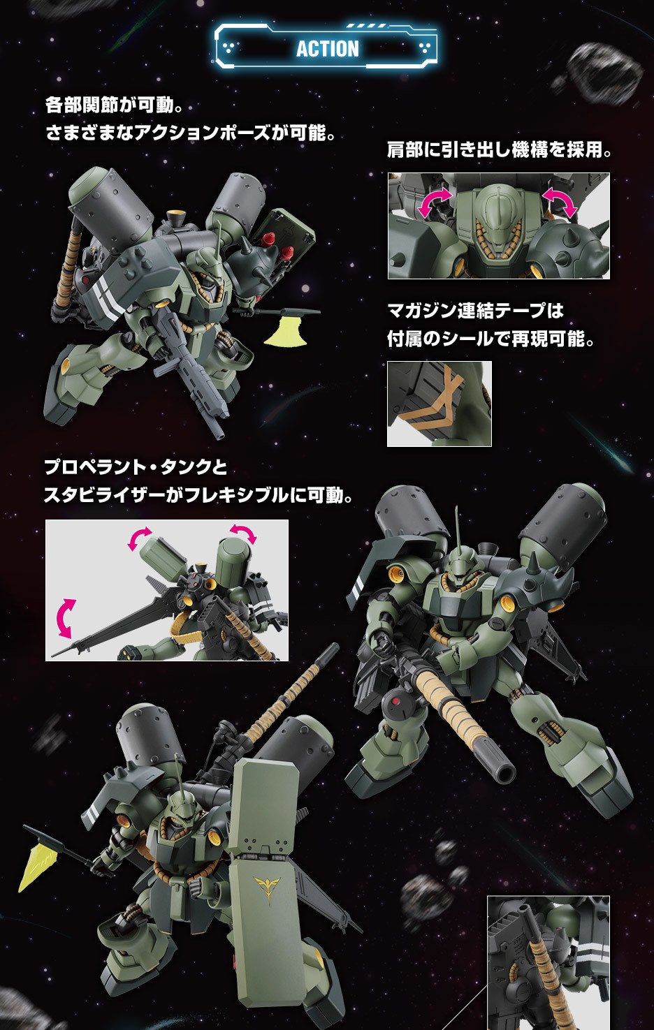 HG 1/144 Geara Doga (Heavy Weapon Version)
