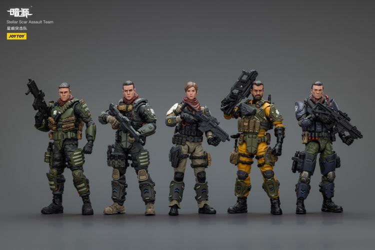 Scar Commando - Gravel Gold/Dark Silicon/Titanium Rock/Fiery Sulfur/Dark Manganese 1/18