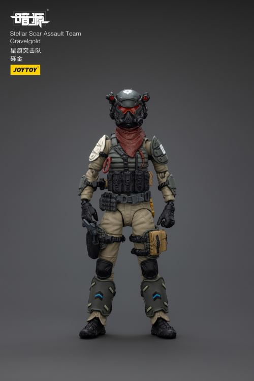 Scar Commando - Gravel Gold/Dark Silicon/Titanium Rock/Fiery Sulfur/Dark Manganese 1/18