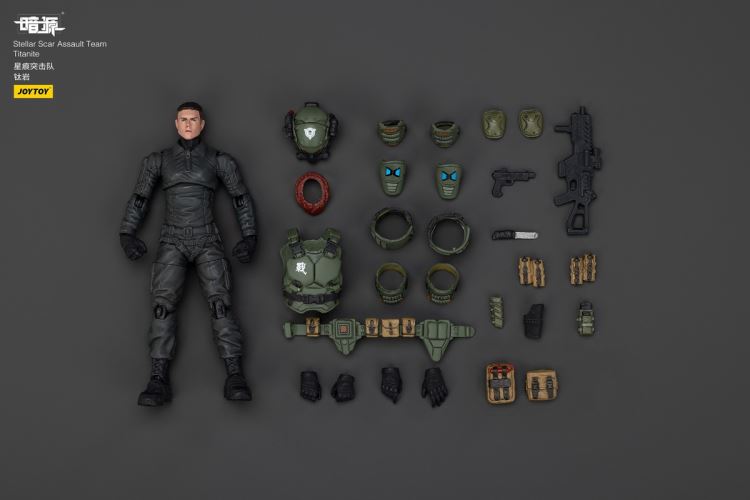 Scar Commando - Gravel Gold/Dark Silicon/Titanium Rock/Fiery Sulfur/Dark Manganese 1/18