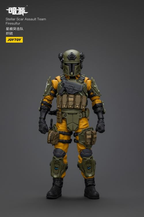 Scar Commando - Gravel Gold/Dark Silicon/Titanium Rock/Fiery Sulfur/Dark Manganese 1/18