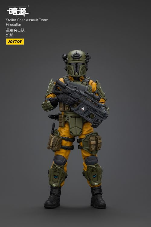 Scar Commando - Gravel Gold/Dark Silicon/Titanium Rock/Fiery Sulfur/Dark Manganese 1/18