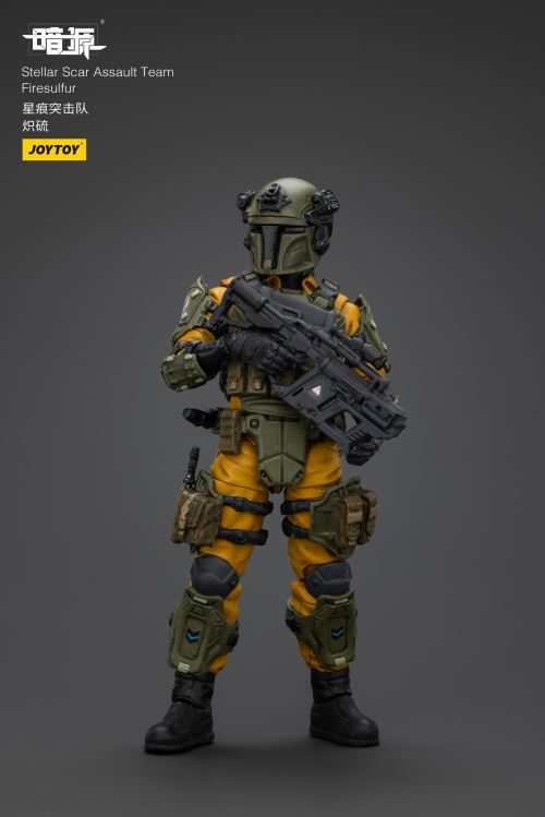 Scar Commando - Gravel Gold/Dark Silicon/Titanium Rock/Fiery Sulfur/Dark Manganese 1/18