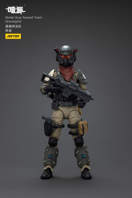 Scar Commando - Gravel Gold/Dark Silicon/Titanium Rock/Fiery Sulfur/Dark Manganese 1/18