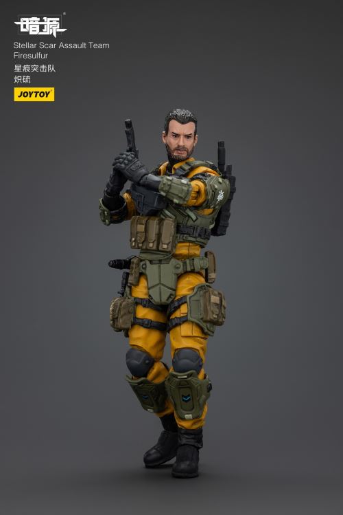 Scar Commando - Gravel Gold/Dark Silicon/Titanium Rock/Fiery Sulfur/Dark Manganese 1/18